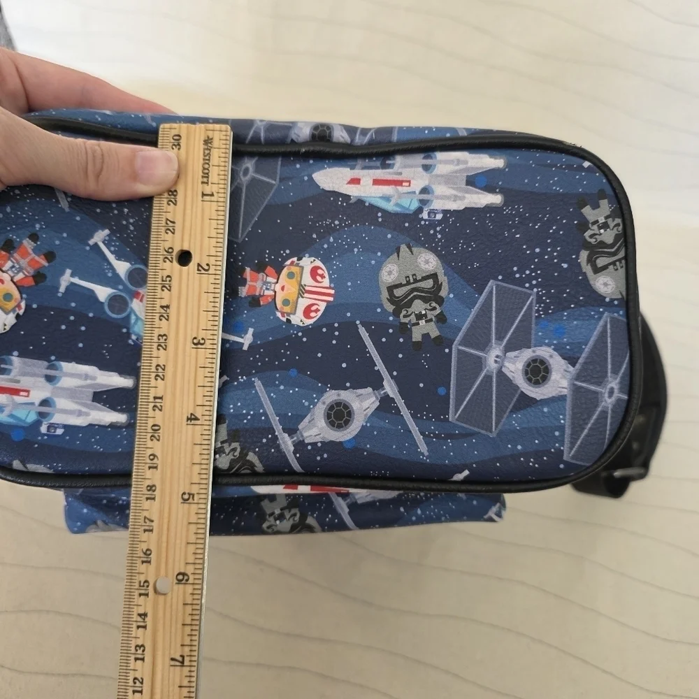 Loungefly Star Wars Chibi Spaceships Mini Backpack X-Wing Tie Fighters Disney